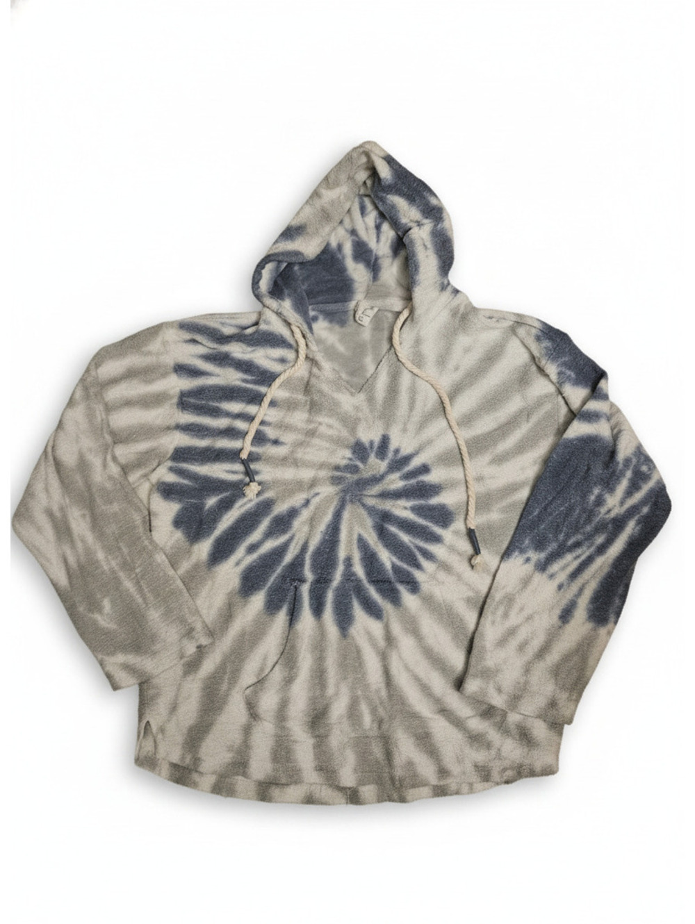 Love Amour Tie Dye Hoodie XL Icey Thunder Blue Gray NWT Pullover NWT